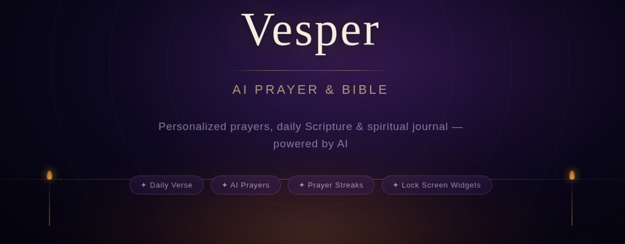 Vesper: AI Prayer & Bible