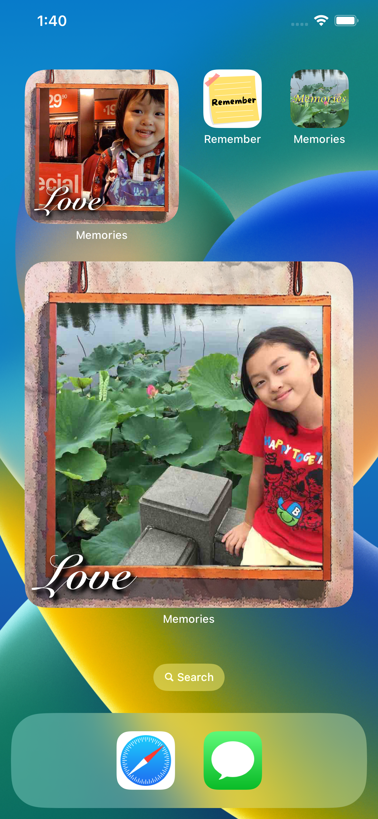 Memorie: widget fotografico media 1
