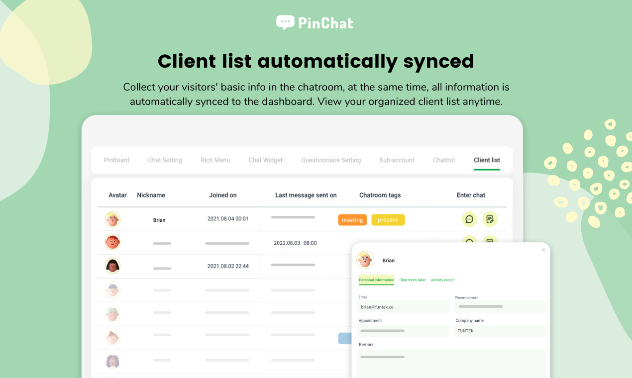 PinChat gallery image