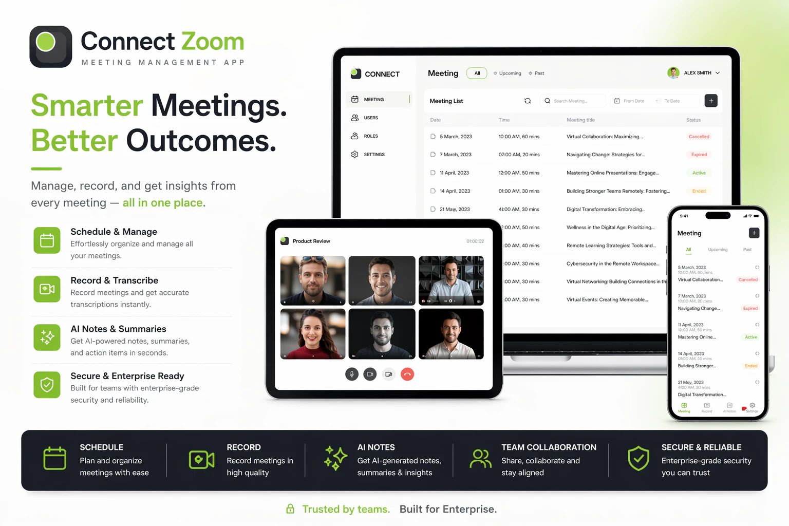 Connect Zoom - AI Meeting App logo