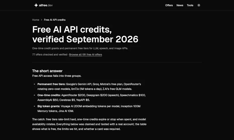 aifree.dev screenshot 5