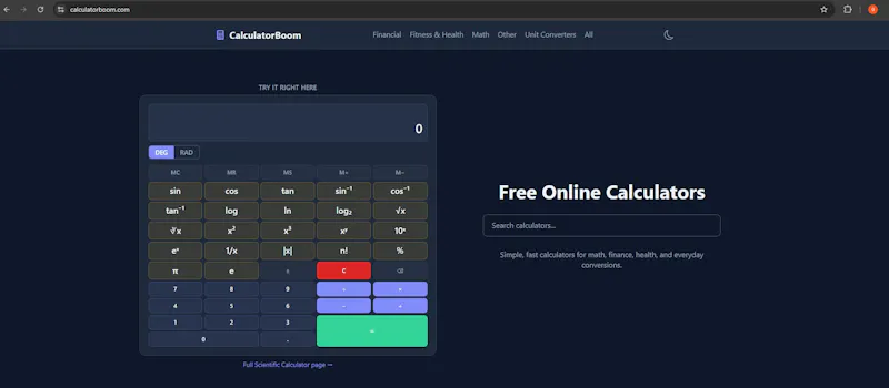 CalculatorBoom screenshot 1