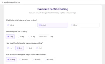 Free Peptide Calculator gallery image