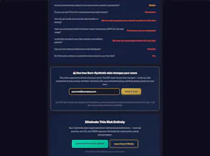 GDPR Test Data Risk Assessment gallery image