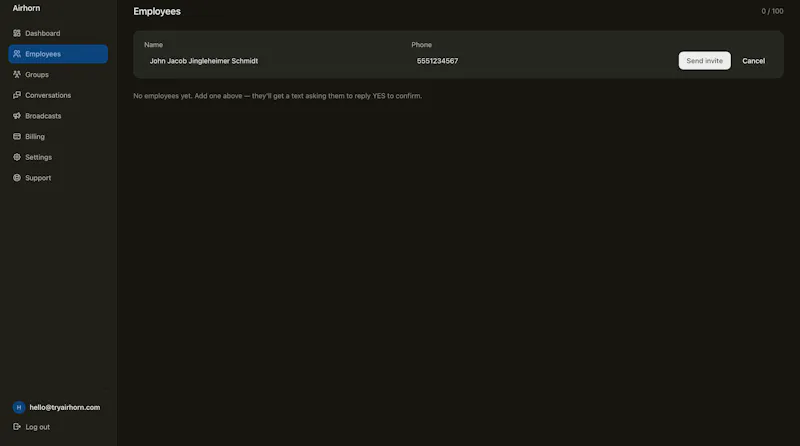Airhorn screenshot 3