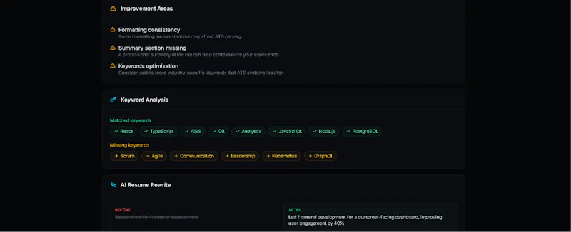 CV Guide screenshot 4