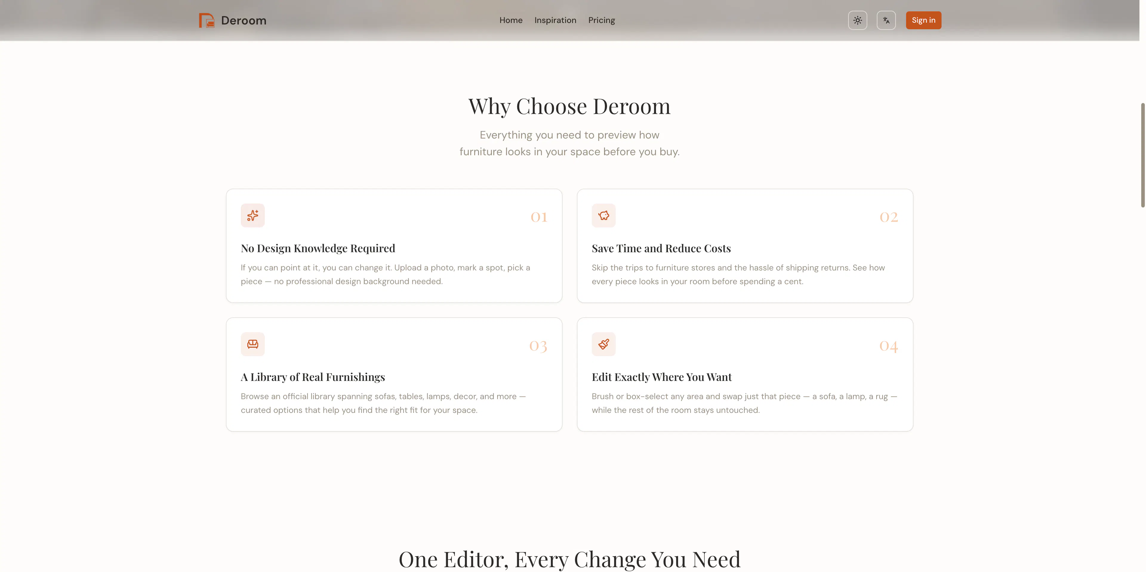 Deroom: AI Furniture Decision Tool gallery image