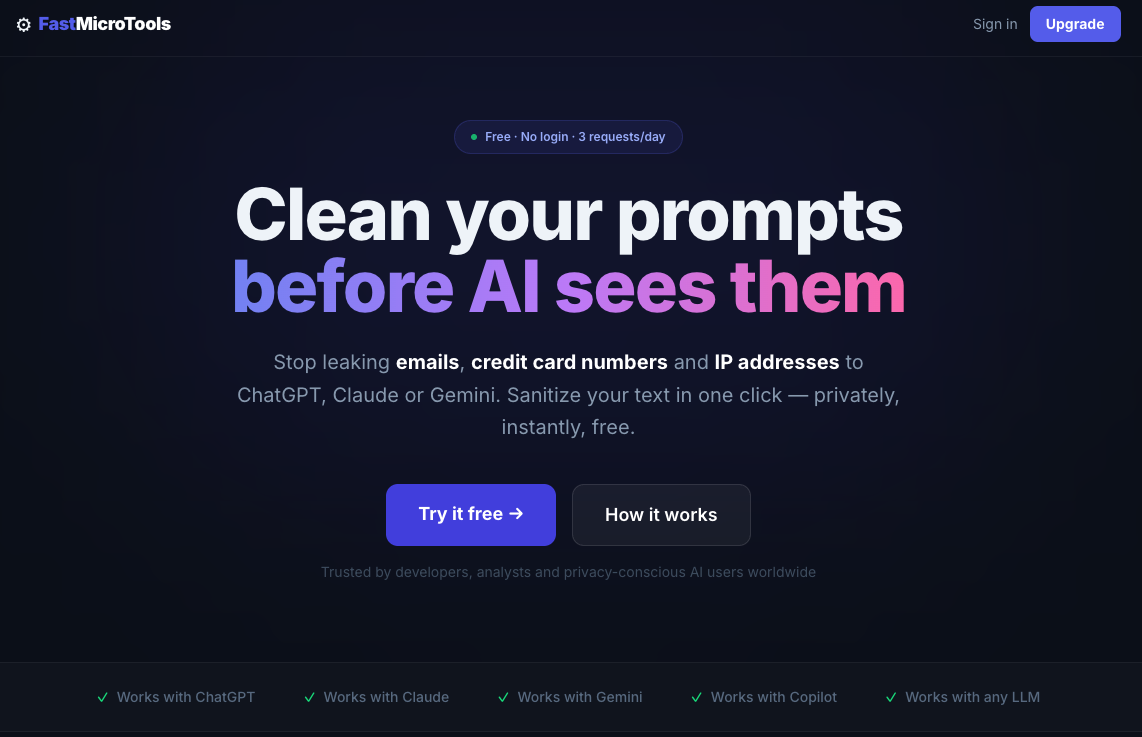 Prompt Cleaner