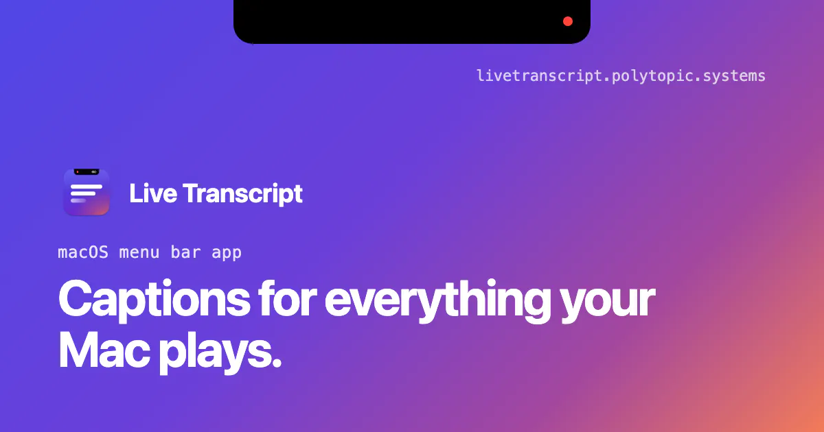 Live Transcript gallery image