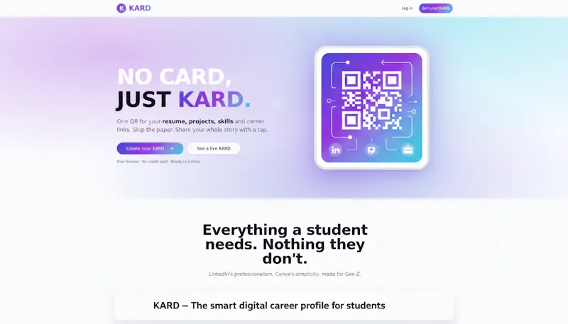 SHAREKARD  - NO CARD JUST KARD screenshot 1