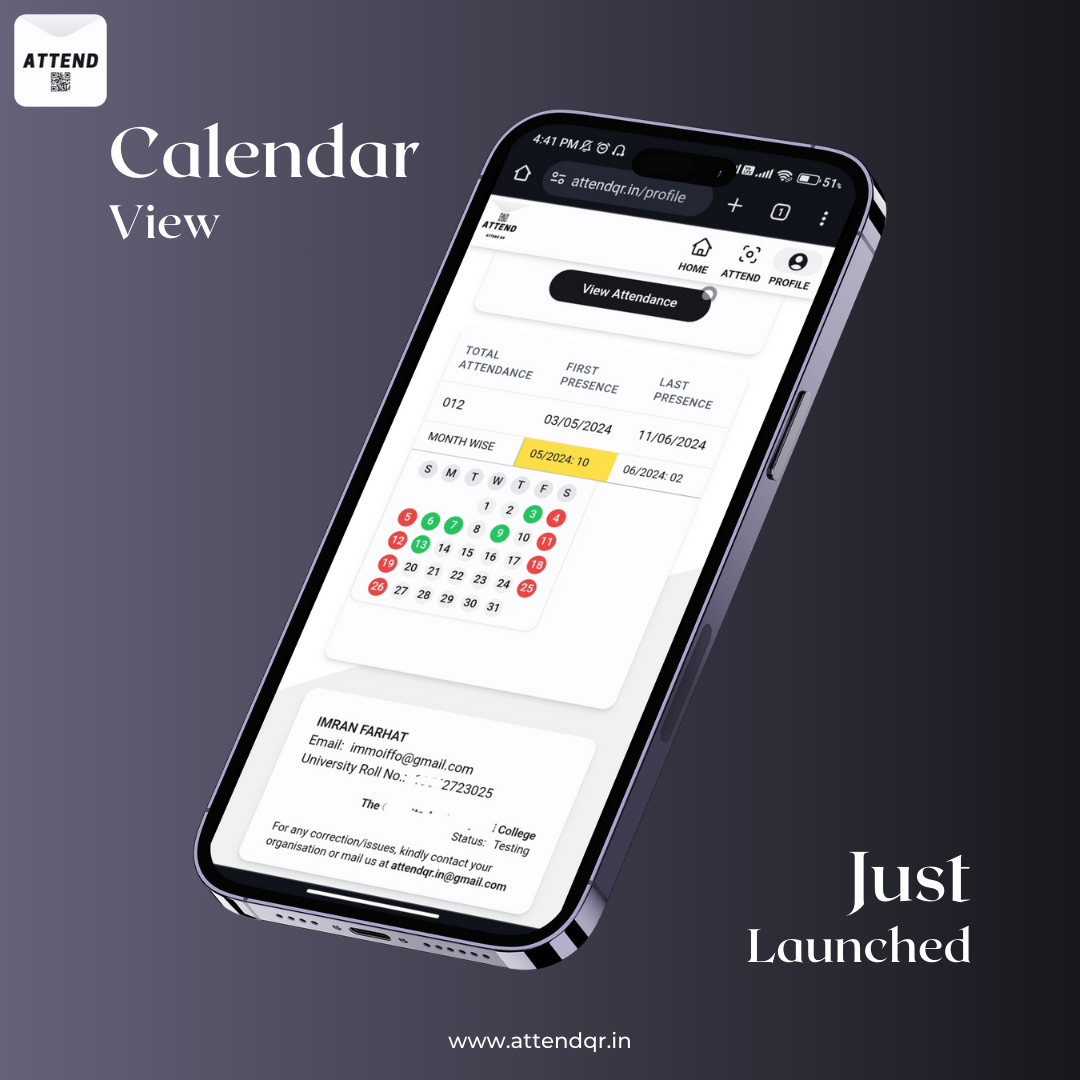 startuptile Attend QR-An attendance management system