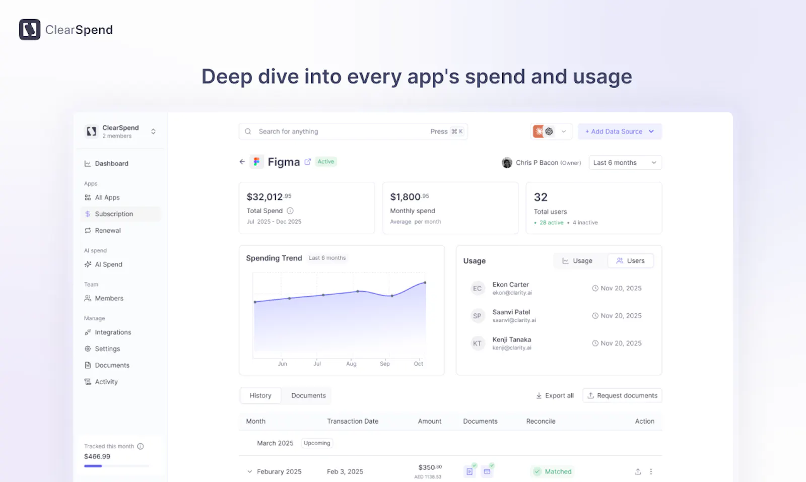 ClearSpend AI screenshot 8