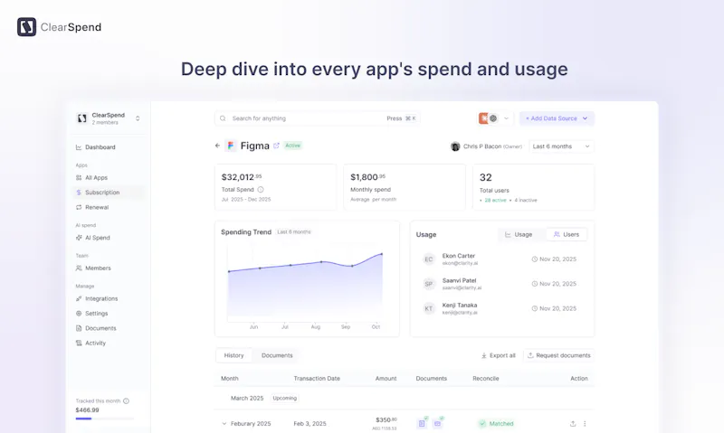 ClearSpend AI screenshot 8