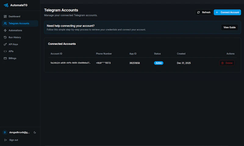 AutomateTG screenshot 4