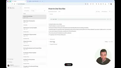 Vscribe — AI Voice Notes & Transcription gallery image