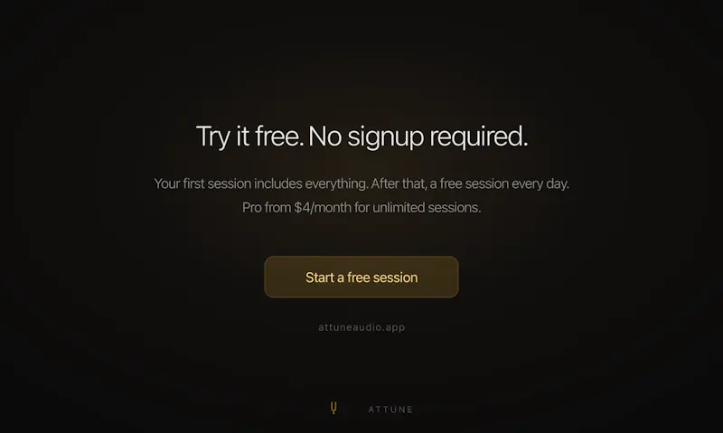 Attune Audio screenshot 6