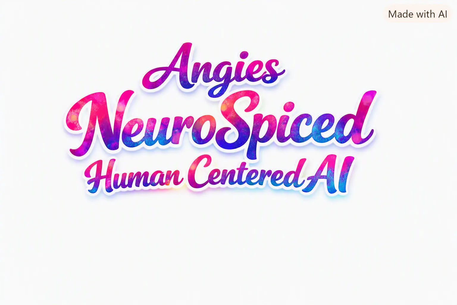 Angie's NeuroSPiced Human-Centered AI 