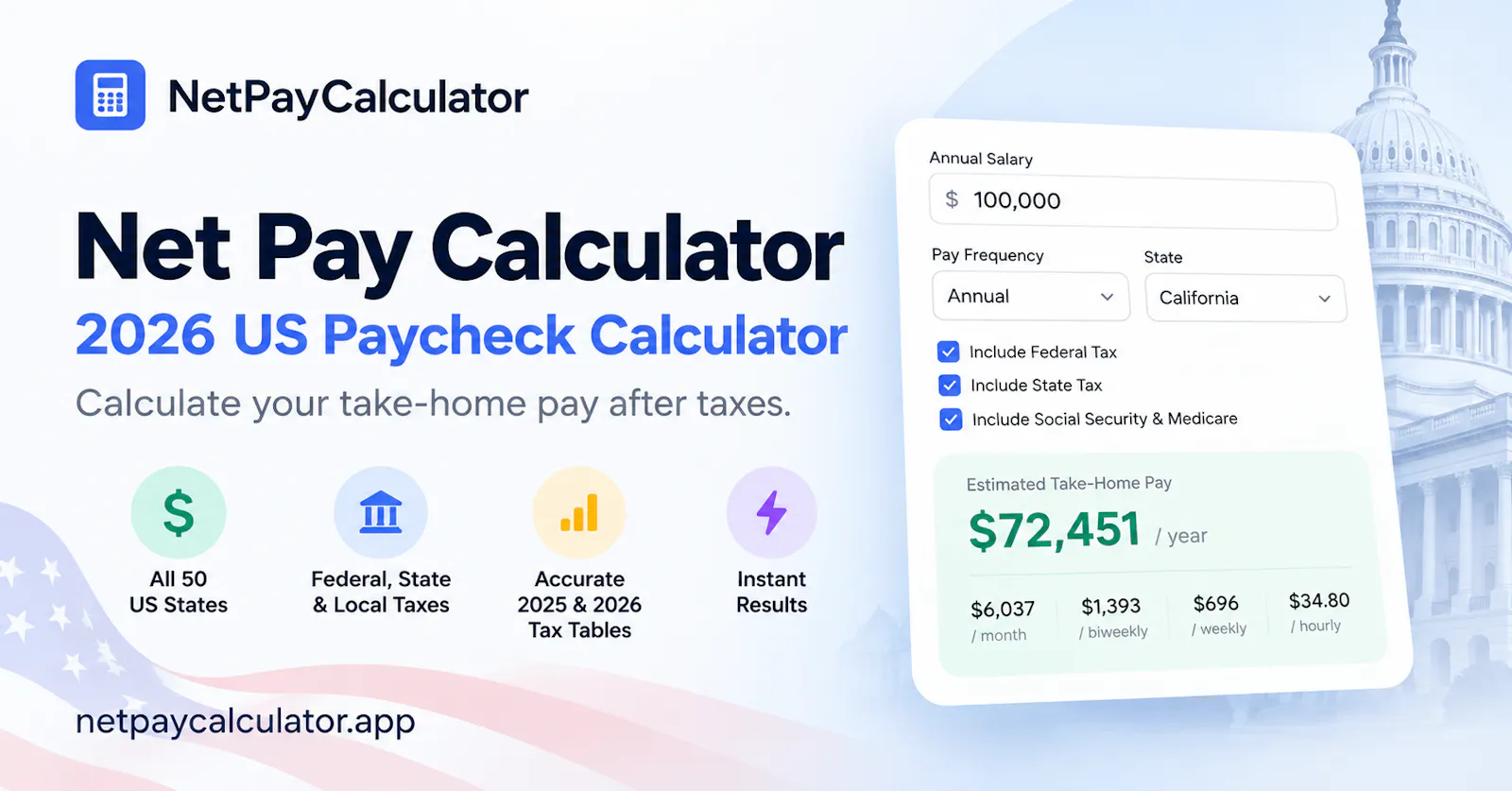 Net Pay Calculator screenshot 1