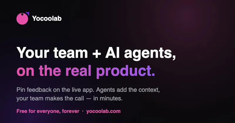 Your team+agents, on the real product. screenshot 1