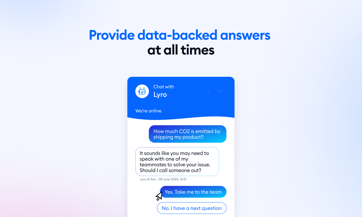 Lyro AI by Tidio media 5