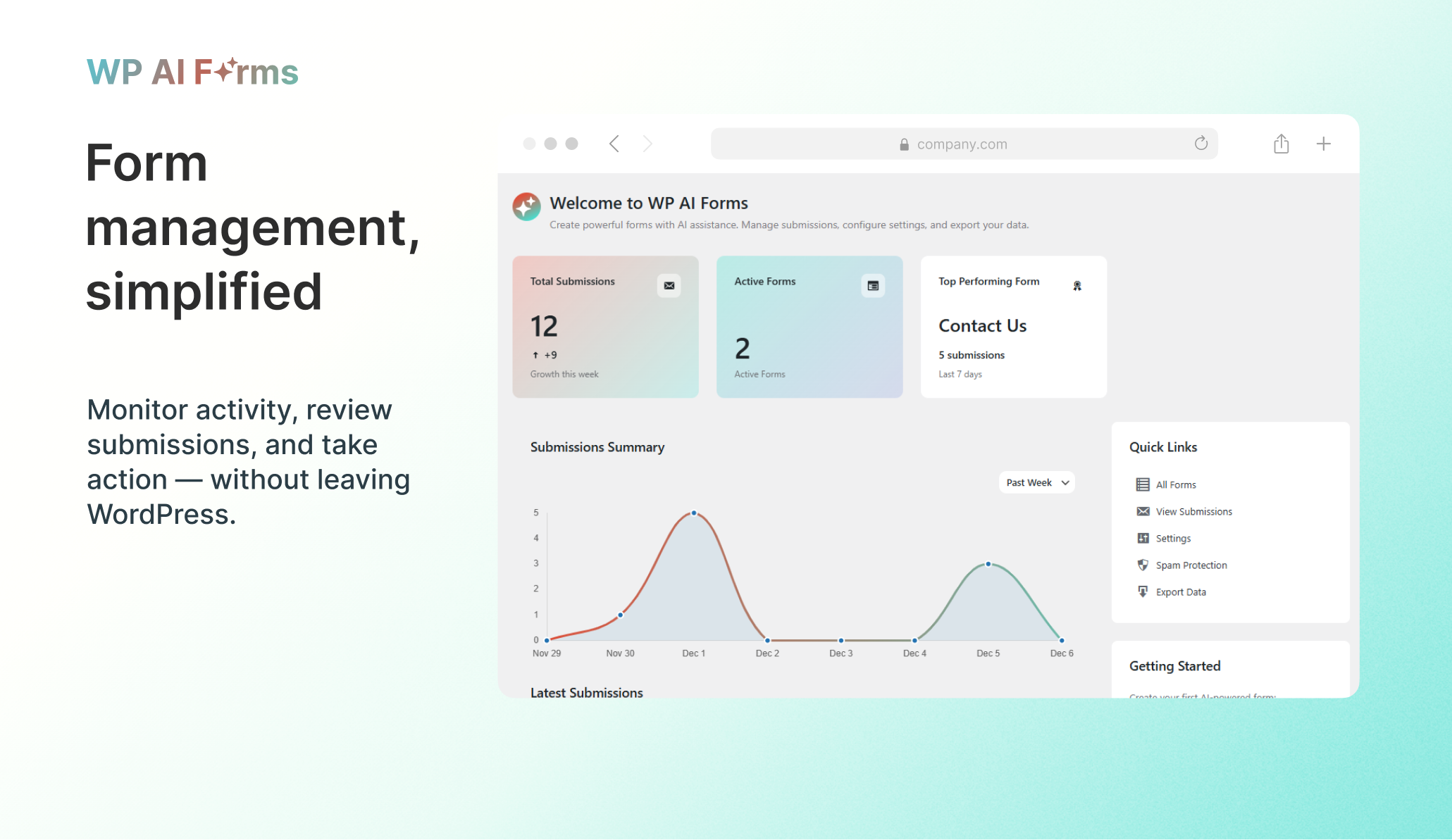WP AI Forms gallery image