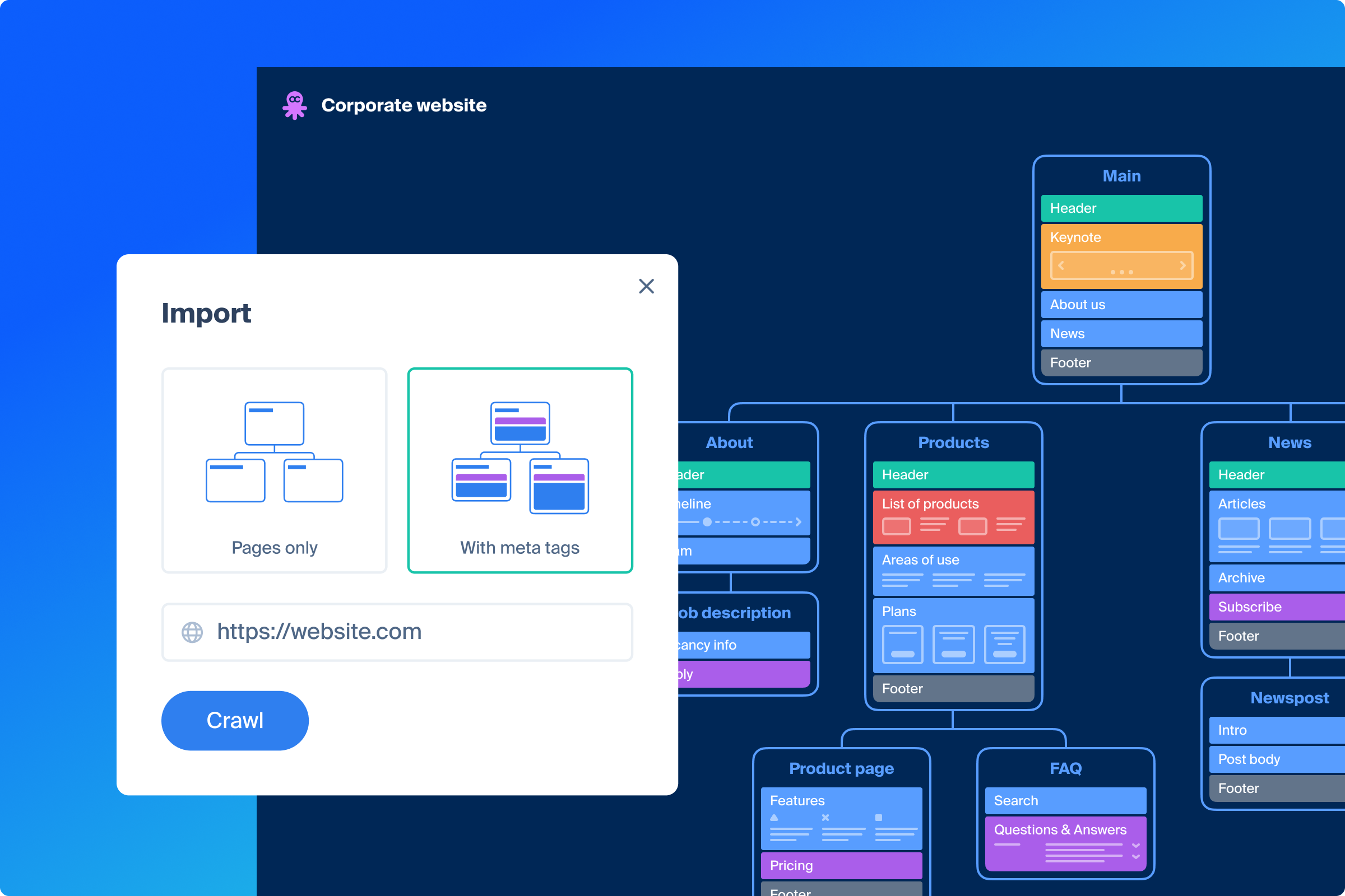 startuptile Octopus.do-Create a sitemap from any website in 30 sec!