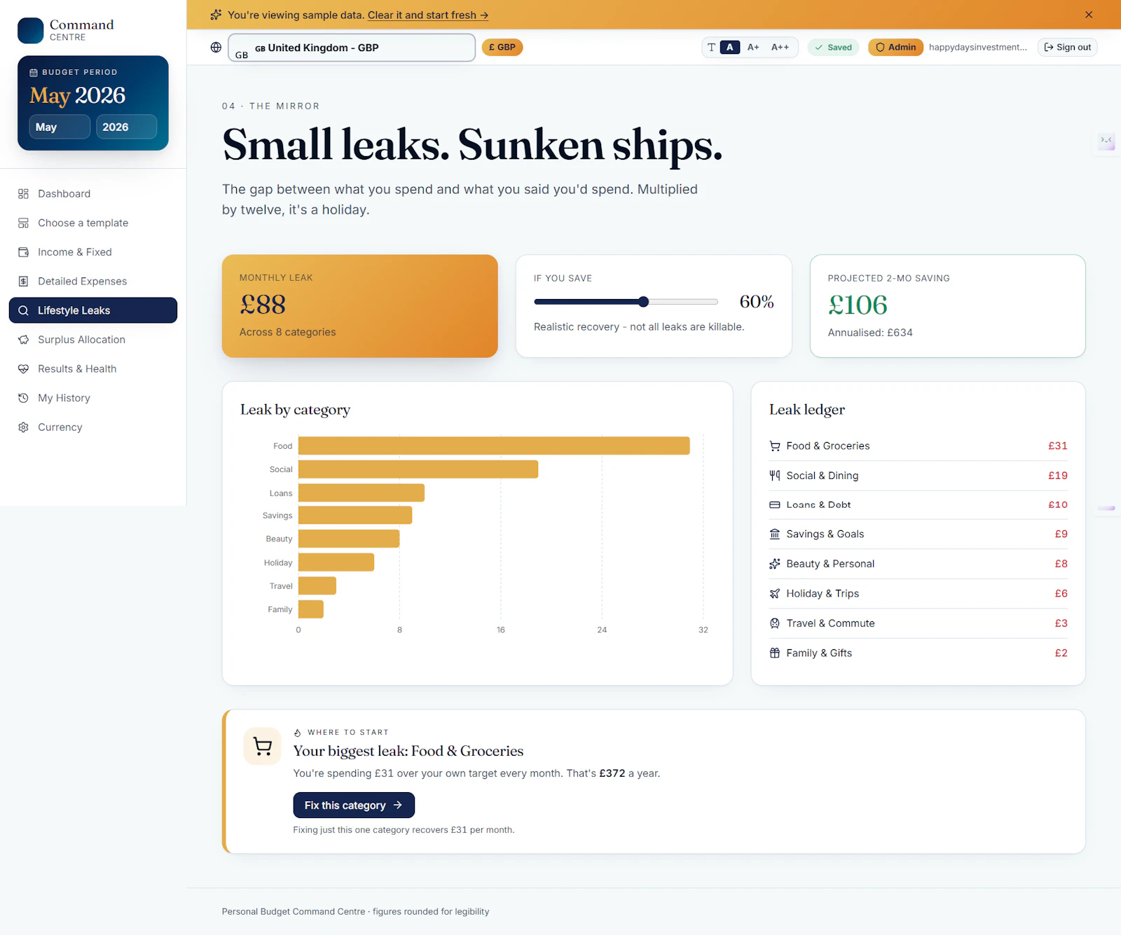 MyBudgetMap screenshot 5
