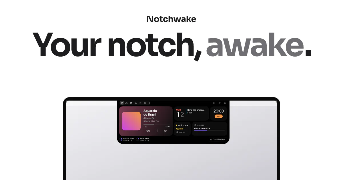 Notchwake 截图