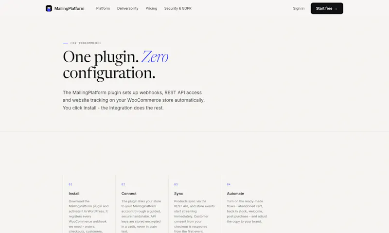 MailingPlatform screenshot 3