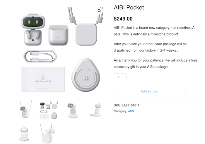 AIBI Pocket产品图