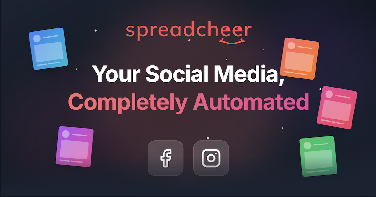 Spreadcheer - Main product screenshot demonstrating key features and user interface
