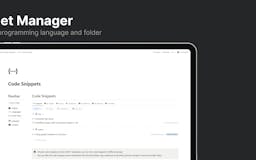 Code Snippet Manager media 3