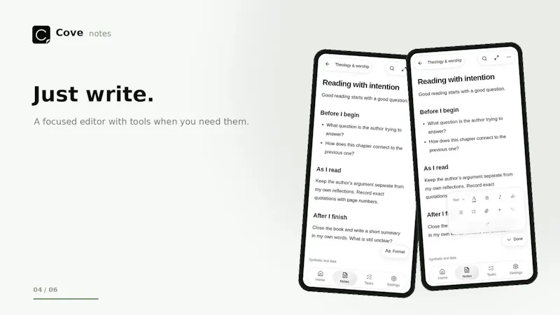 Cove Notes screenshot 5