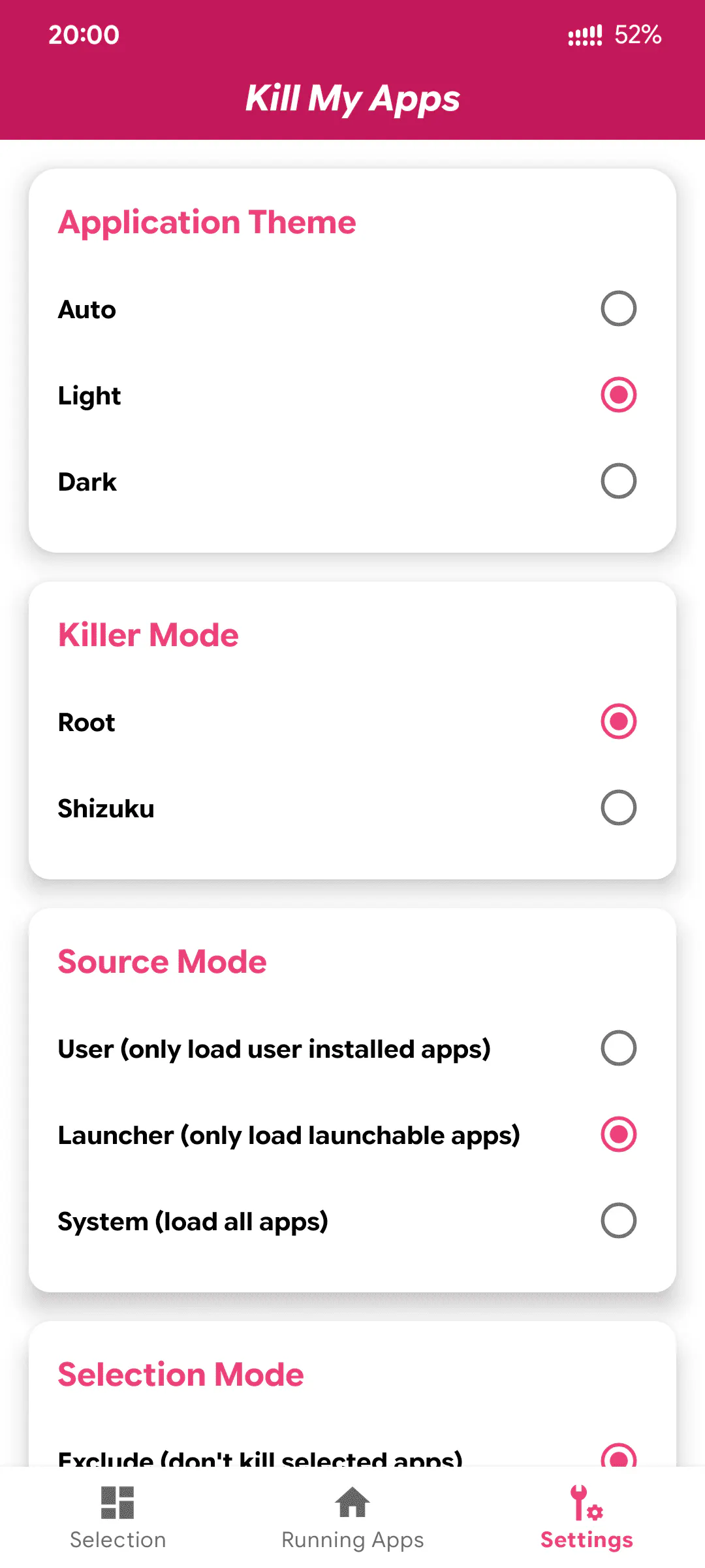 Kill My Apps screenshot