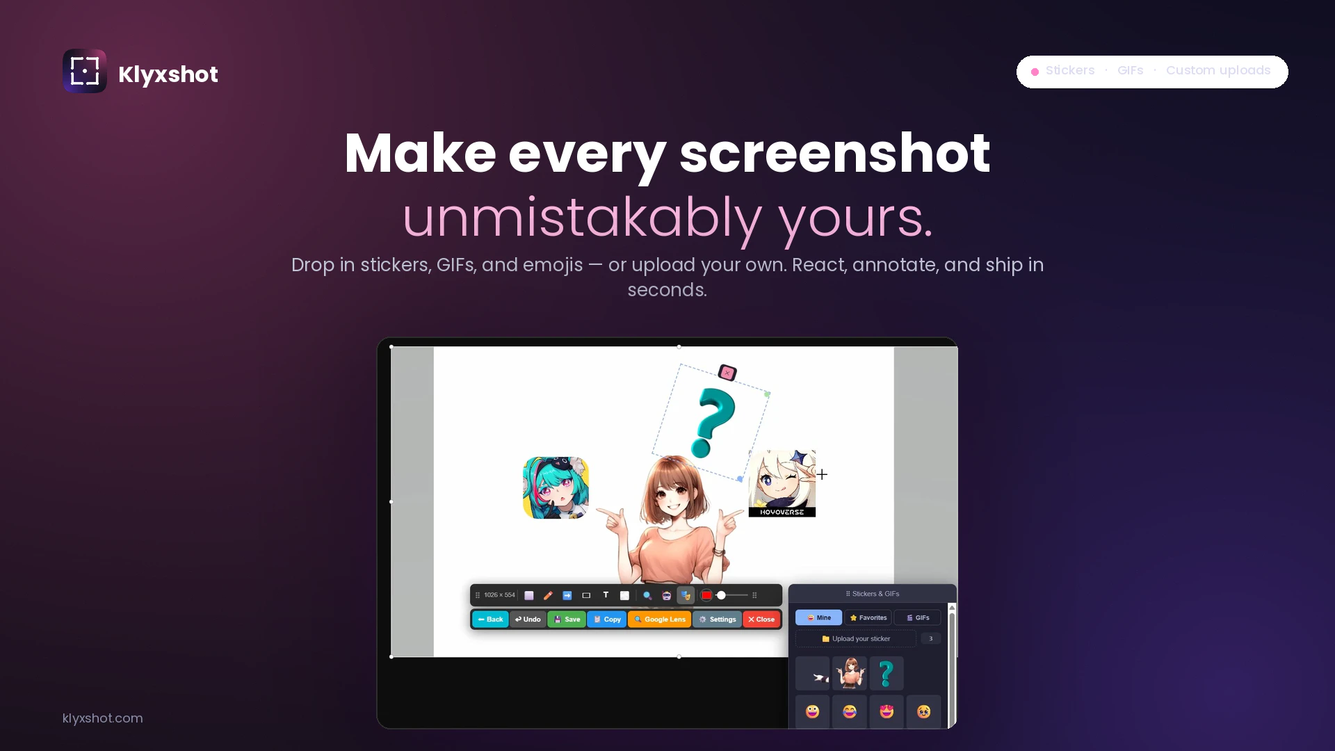 Klyxshot screenshot 3