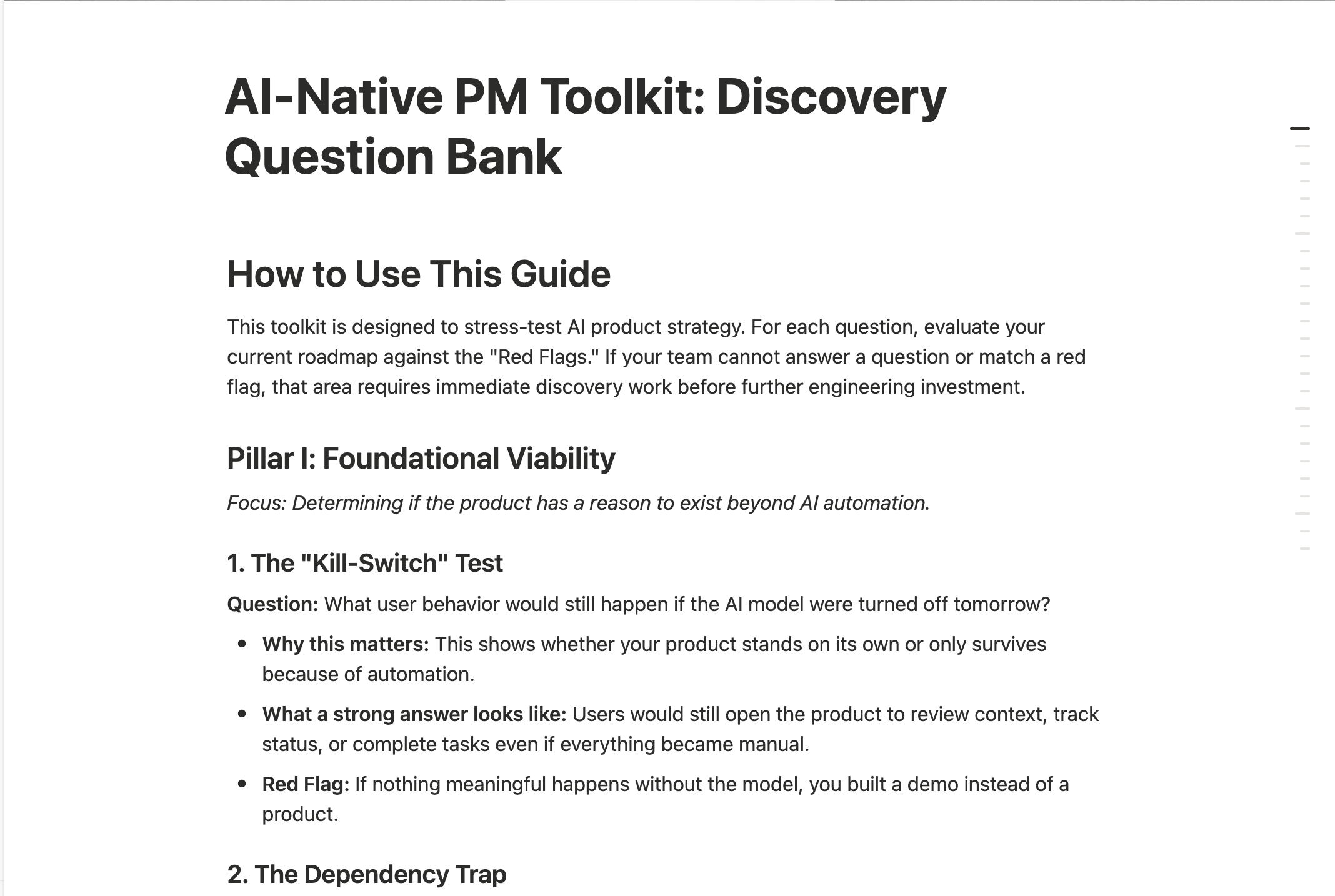 AI-Native PM: Product Validation Toolkit gallery image