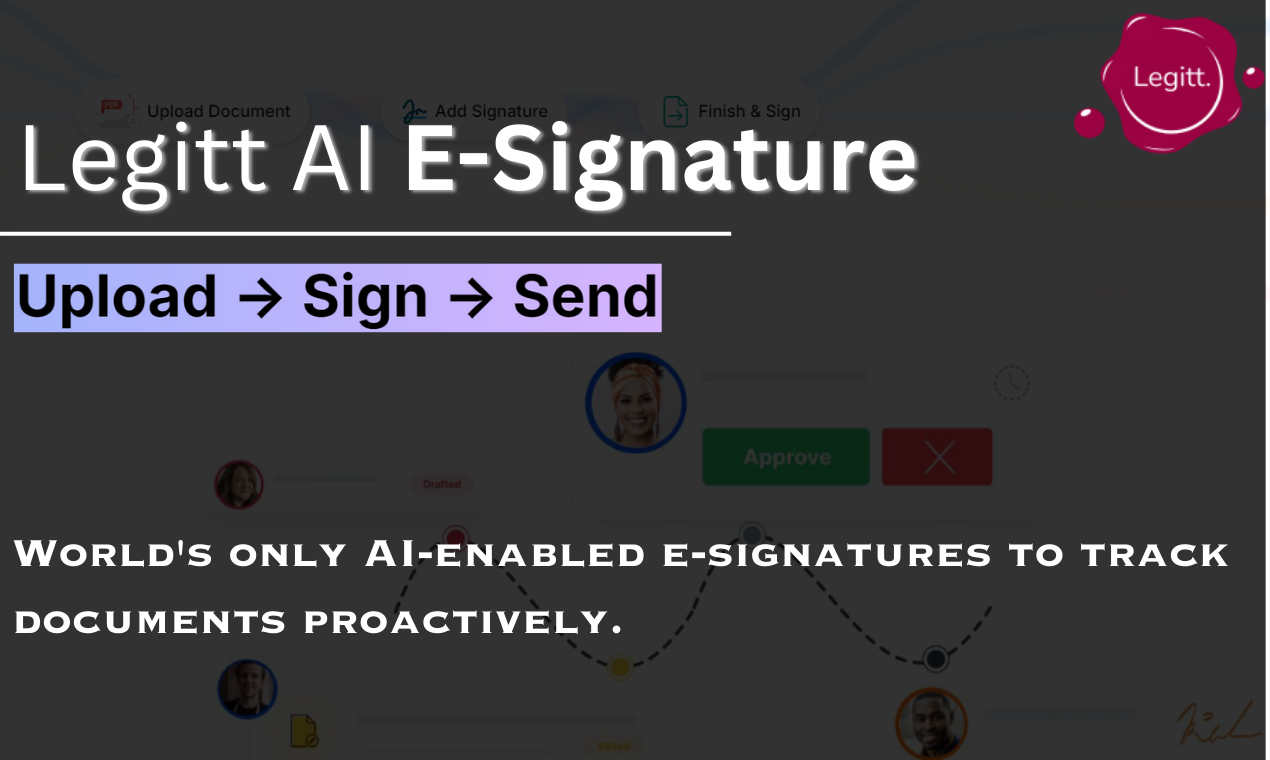 startuptile Legitt E-Signature-AI-enabled e-sign to track documents proactively