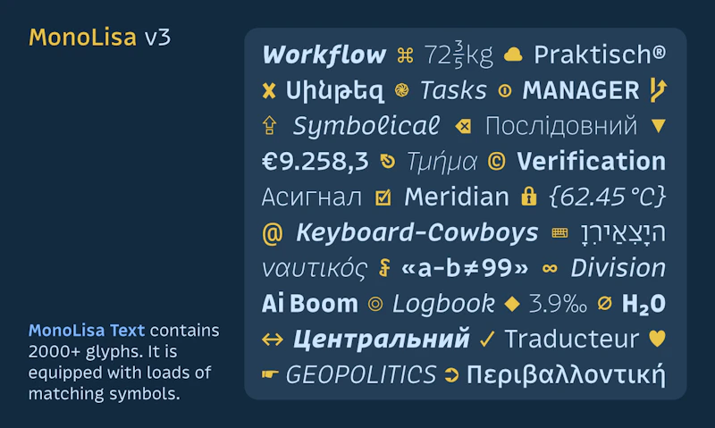MonoLisa v3 screenshot 3