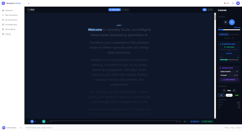Verbalizy Studio screenshot 4