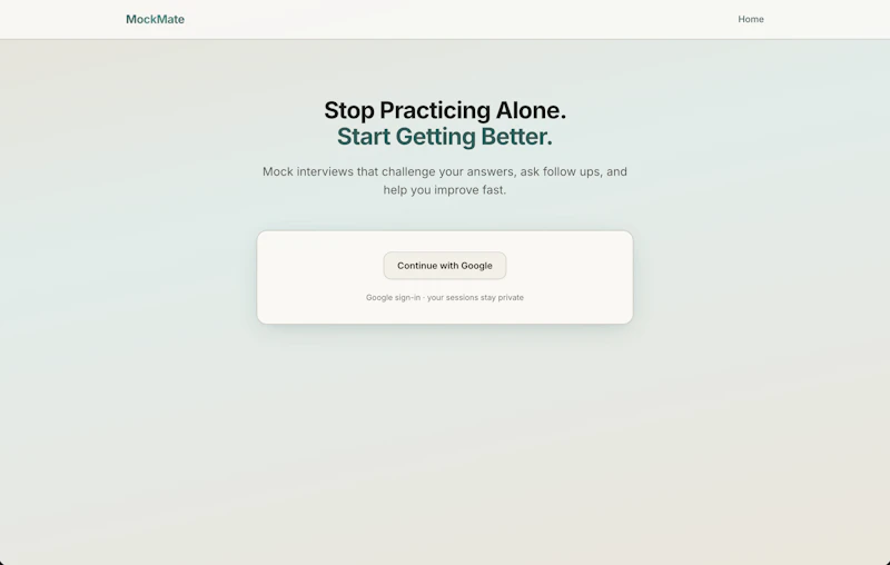 MockMate AI screenshot 3