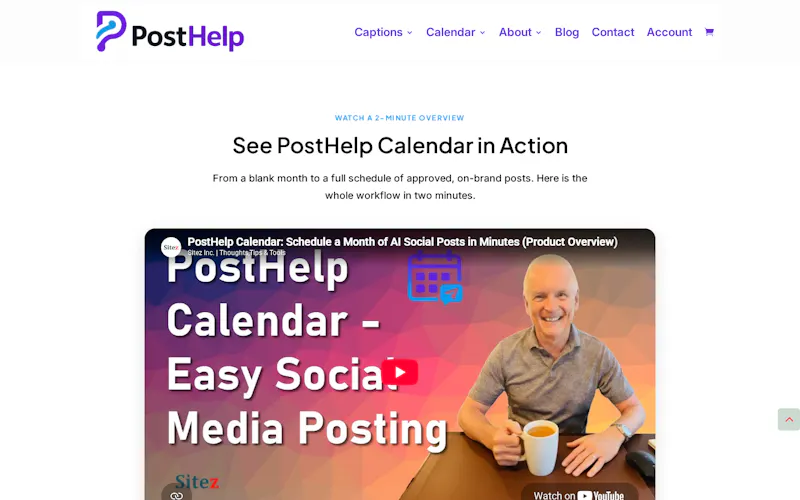 PostHelp Calendar screenshot 9