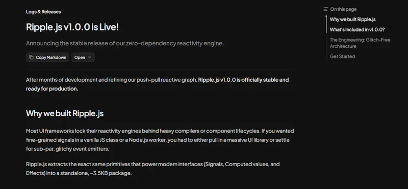 RippleJS screenshot 1