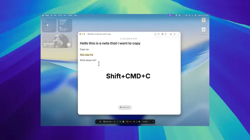 MultiClipboard screenshot 1 (video preview)