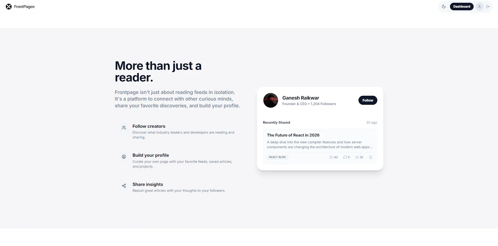 Frontpage screenshot 7
