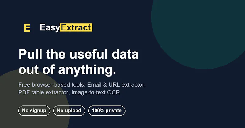 EasyExtract screenshot 1