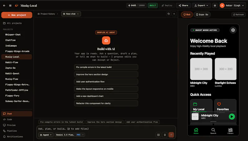 Dropler.AI (No code tool) screenshot 1