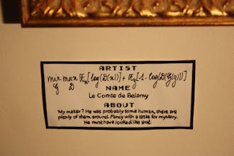 An Artwork created by an AI - Le Comte de Belamy gallery image