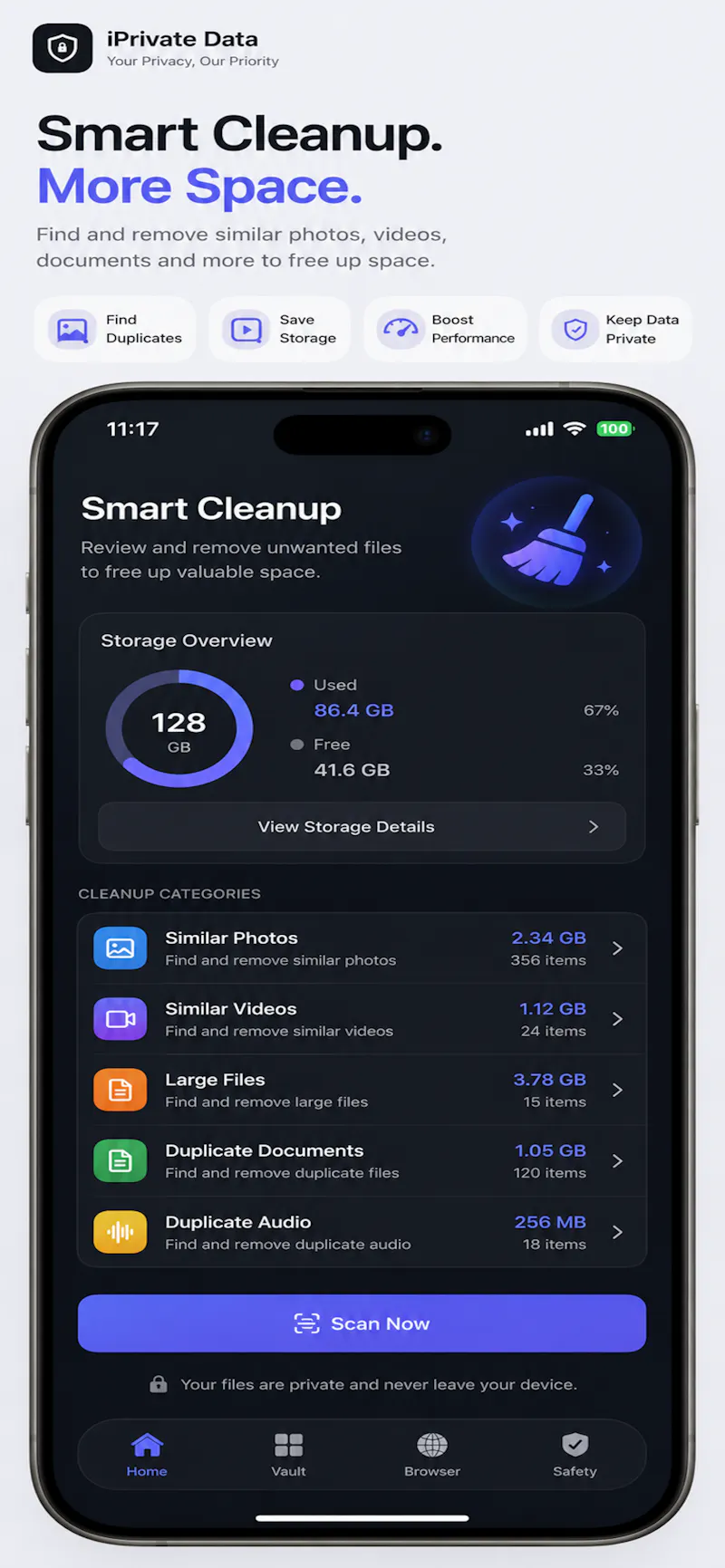 iPrivate Data - Secret Vault screenshot 2