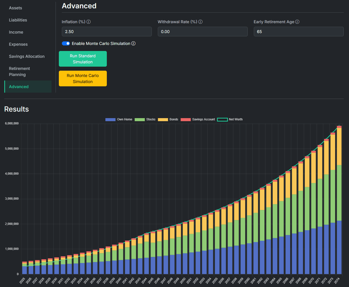 SquirrelPlan - Main product screenshot demonstrating key features and user interface