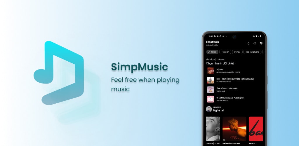 وسائط Simpmusic - عميل موسيقى YouTube foss لنظام Android مع العديد من الميزات 1